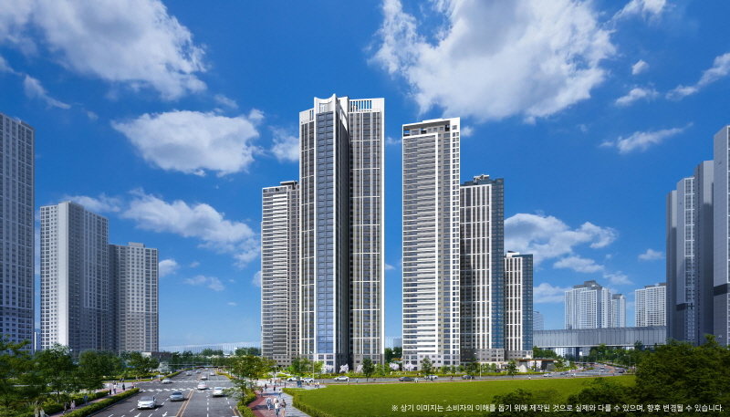 인천 미추홀구 ‘시티오씨엘 8단지’ 투시도