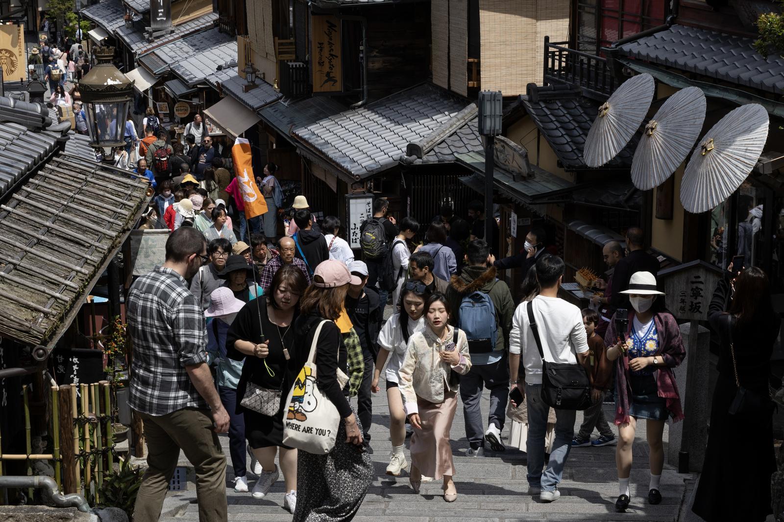 일본 교토 산넨자카 거리. Gettyimages