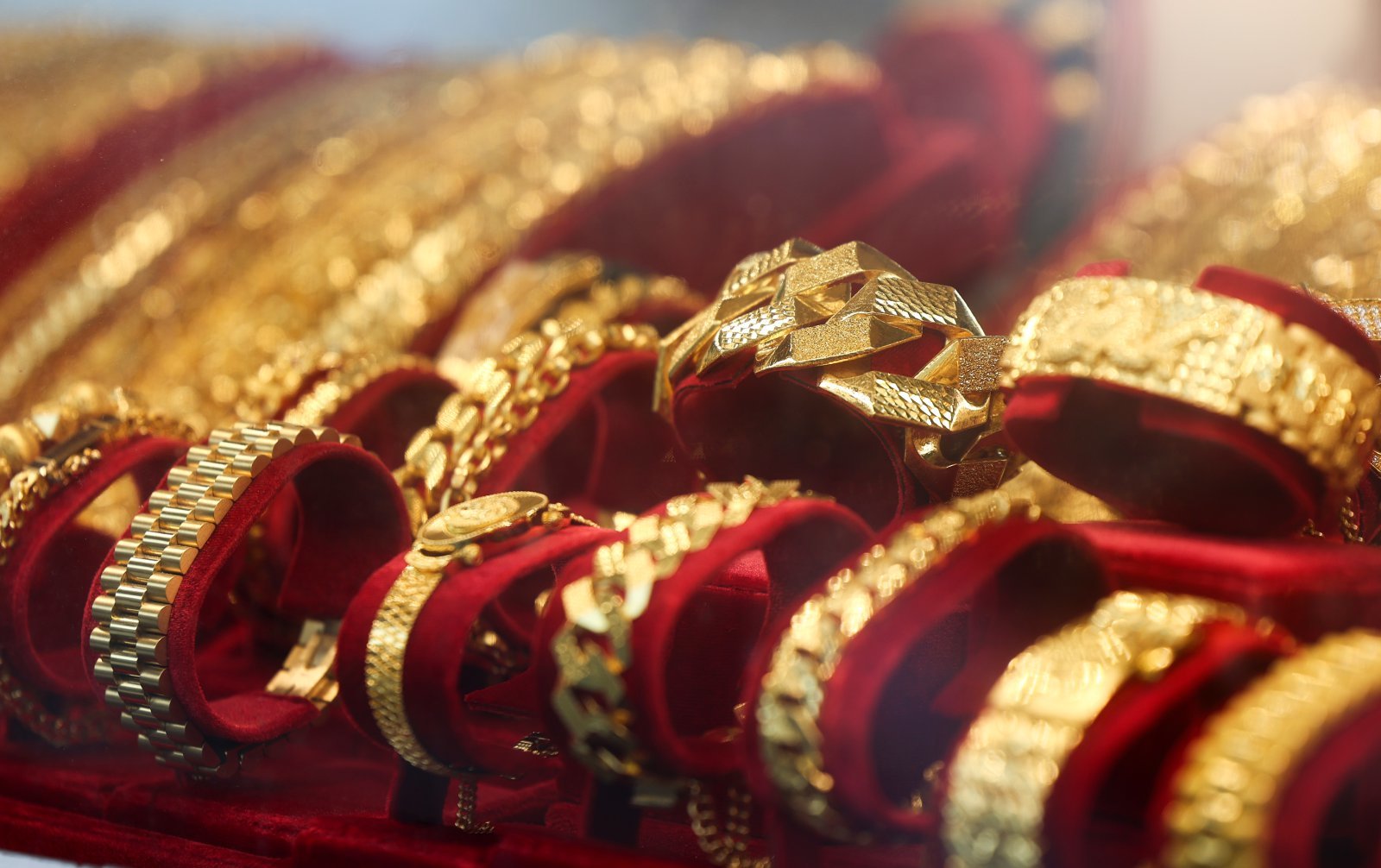 서울 종로구 한 금은방에 금 제품이 진열되어 있다. 2026.1.23 뉴스1