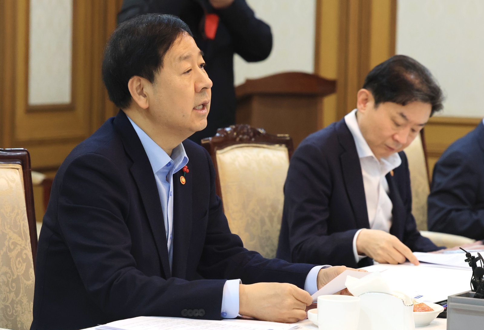 구윤철 경제부총리 겸 재정경제부 장관이 29일 서울 종로구 정부서울청사에서 열린 확대 거시경제금융회의에서 모두발언을 하고 있다. 2026.1.29/뉴스1