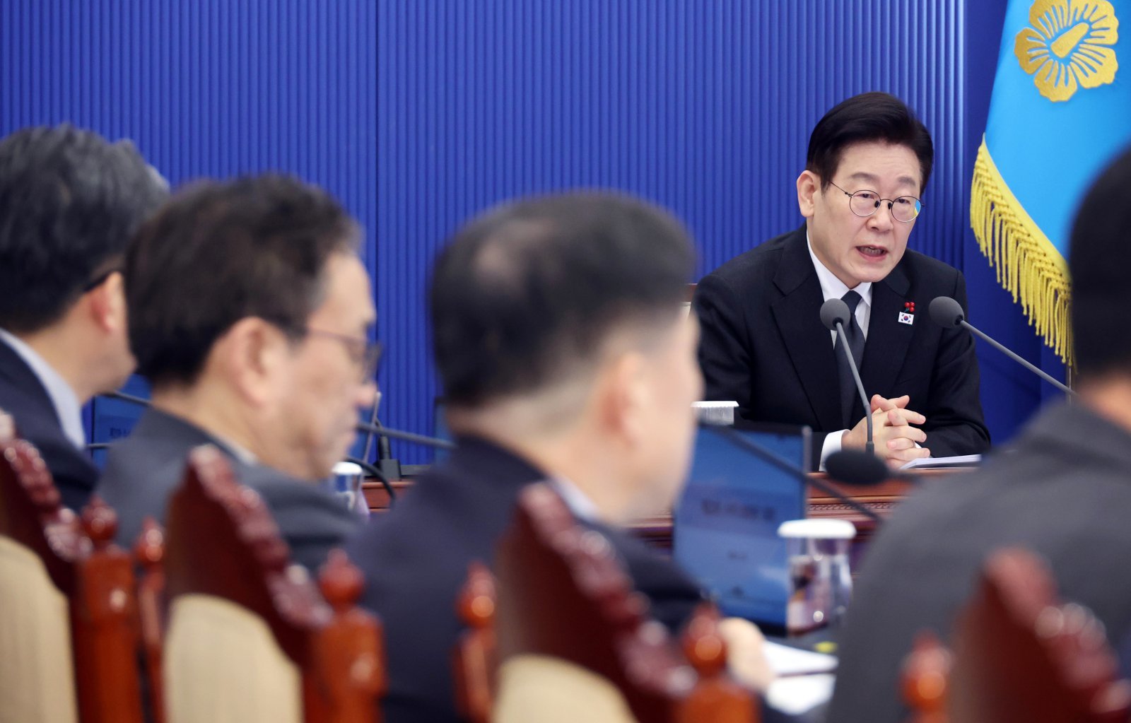 이재명 대통령이 29일 청와대에서 열린 수석보좌관회의에서 발언하고 있다. 2026.01.29 뉴시스