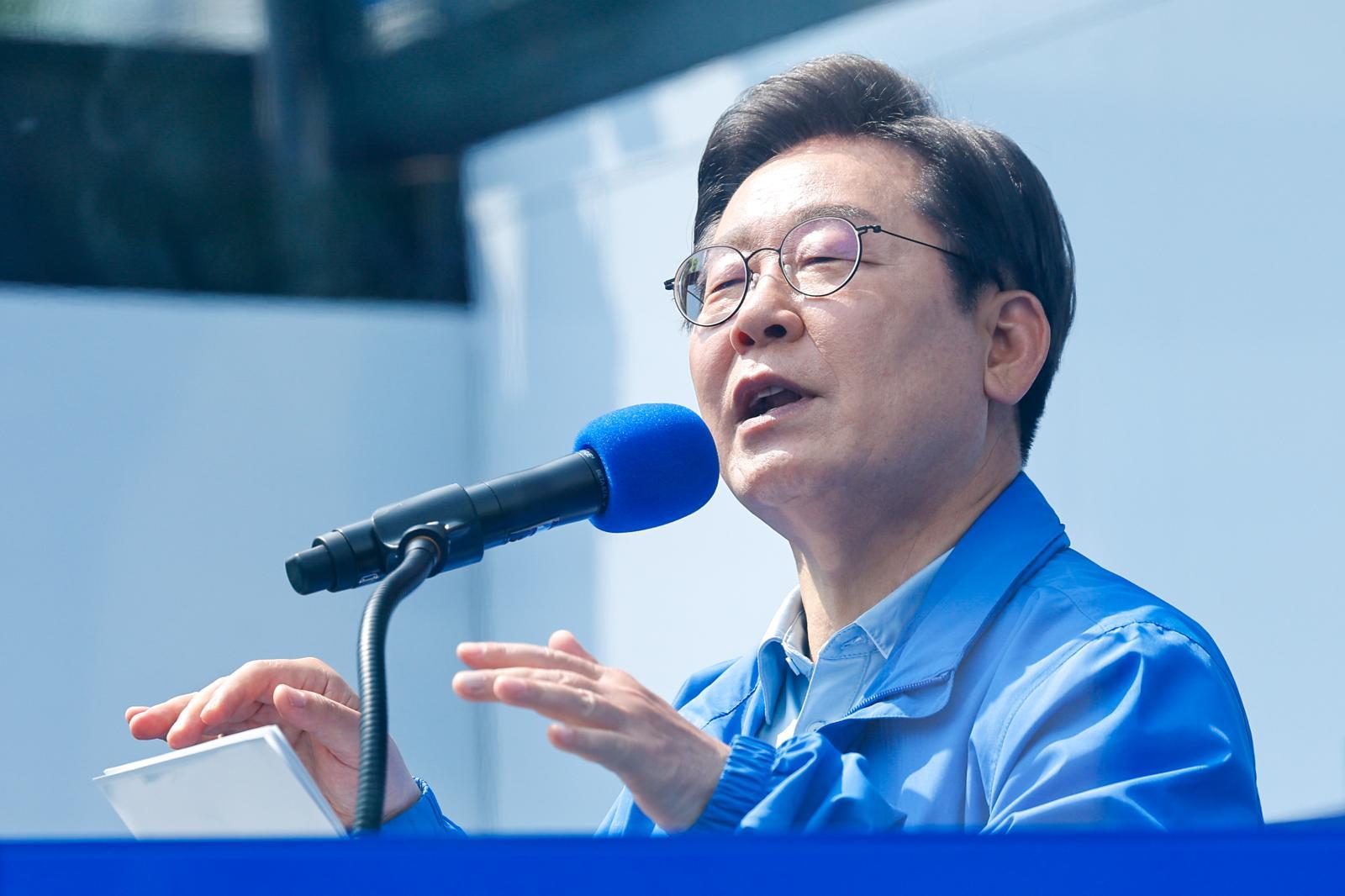 2025년 5월 26일 이재명 대통령이 연설하는 모습. 뉴스1