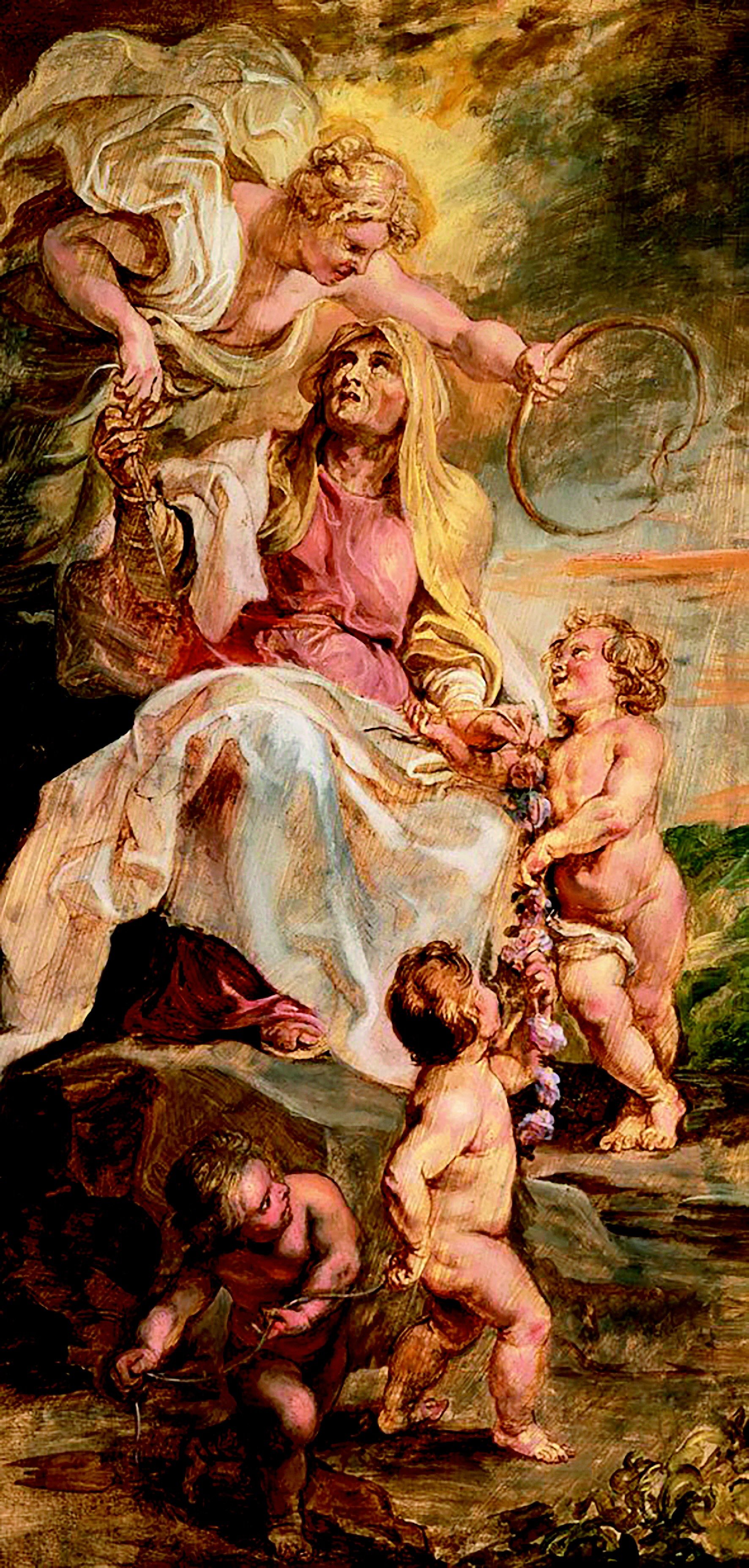 페테르 파울 루벤스의 ‘영원의 우화, 교황의 계승’
(1622∼1625년경). ⓒThe San Diego Museum of Art