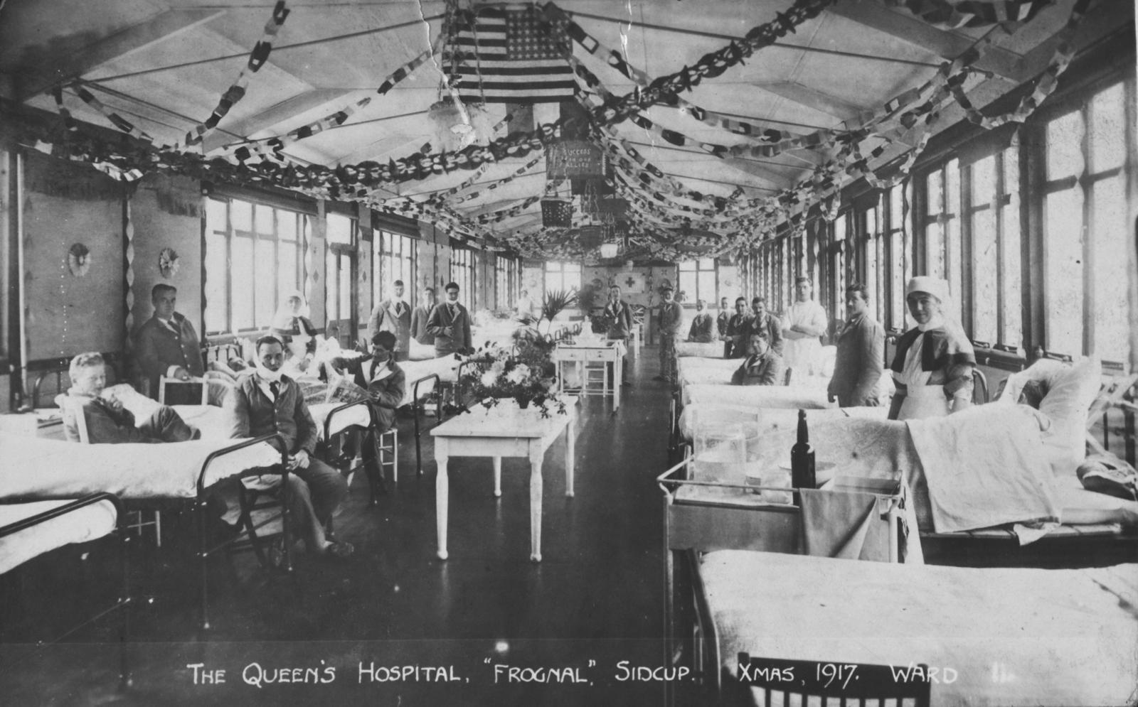 917년 해럴드 길리스가 일했던 퀸스 병원 내부. 열린책들 제공