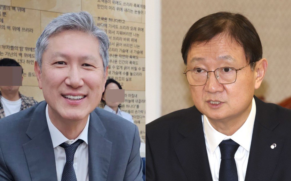 노재헌 주중 대사(왼쪽). 이찬진 금융감독원장. 뉴스1