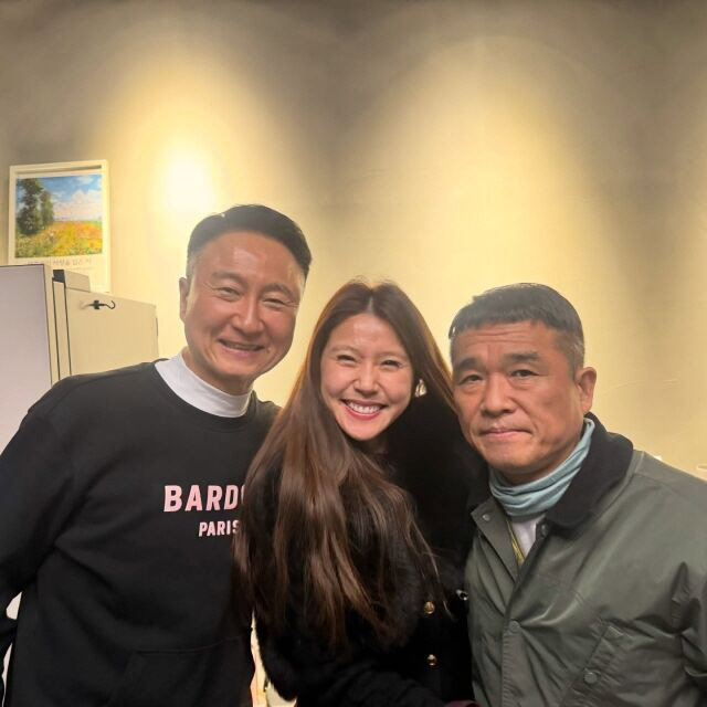 주영훈 이윤미 김건모. 인스타그램 캡처