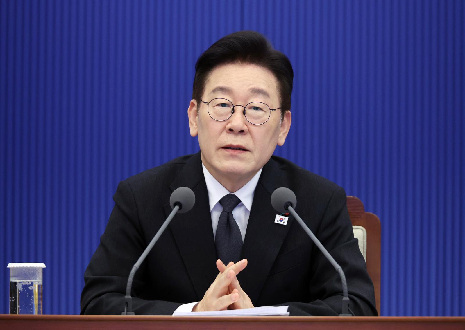 이재명 대통령이 29일 청와대에서 열린 수석보좌관회의에서 발언하고 있다. 2026.01.29. 뉴시스