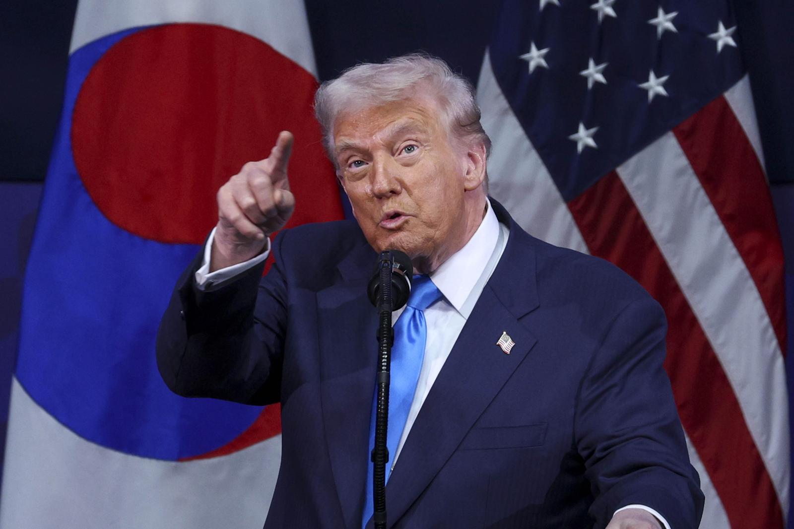 도널드 트럼프 미국 대통령.