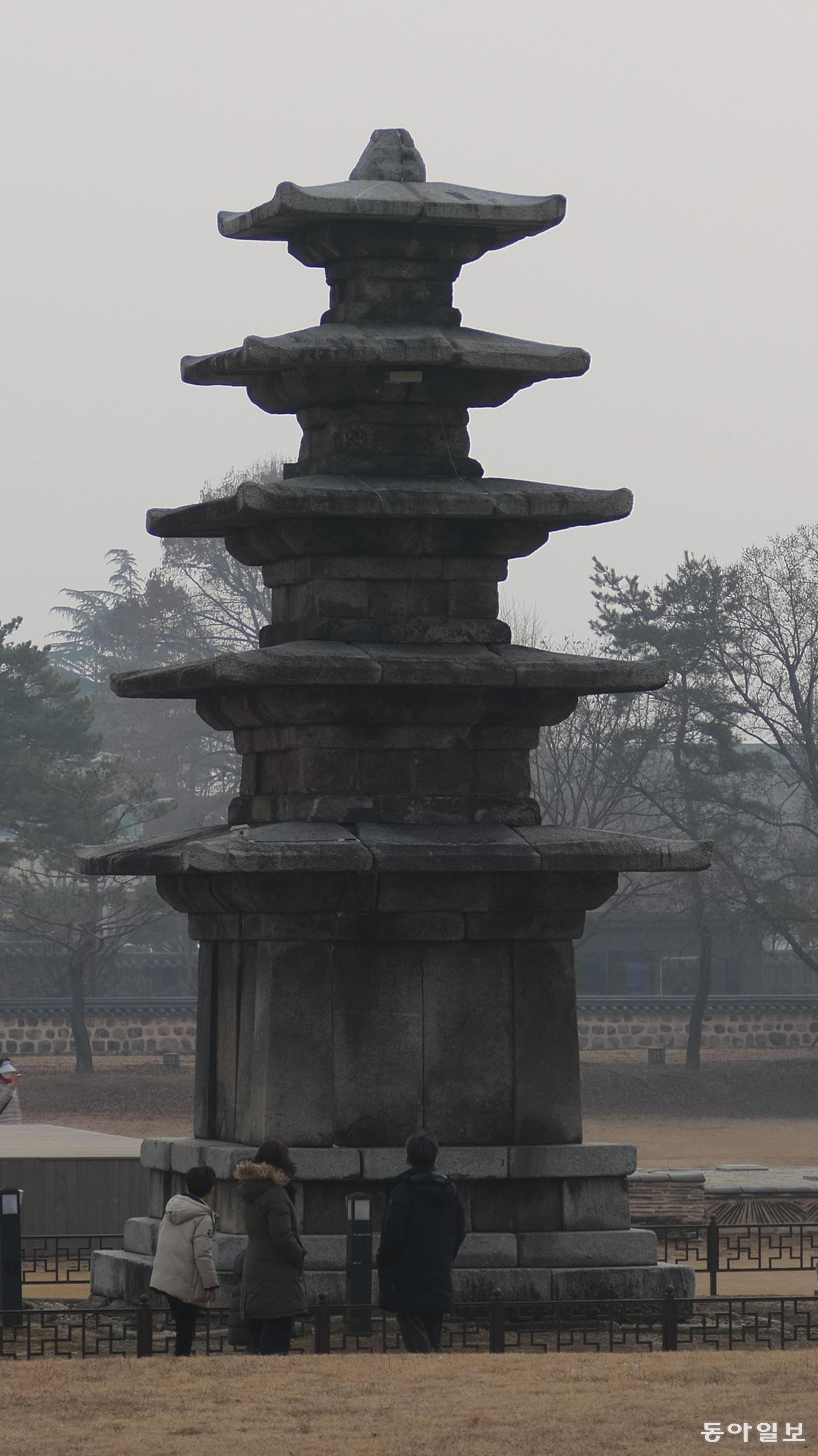 부여 정림사지 오층석탑.