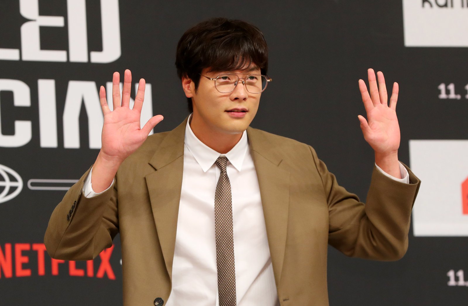 배우 최다니엘이 12일 오후 서울 양천구 SBS에서 열린 새 오디션 프로그램 ‘베일드 뮤지션’ 제작발표회에서 포즈를 취하고 있다. 2025.11.12. [서울=뉴시스]