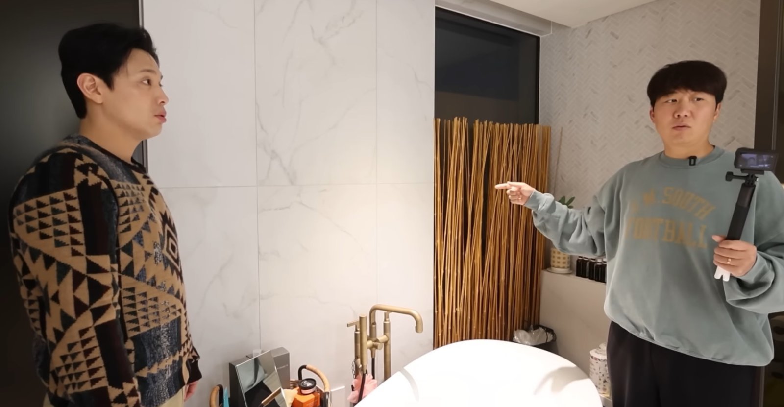 펜트하우스 욕실. 도장TV