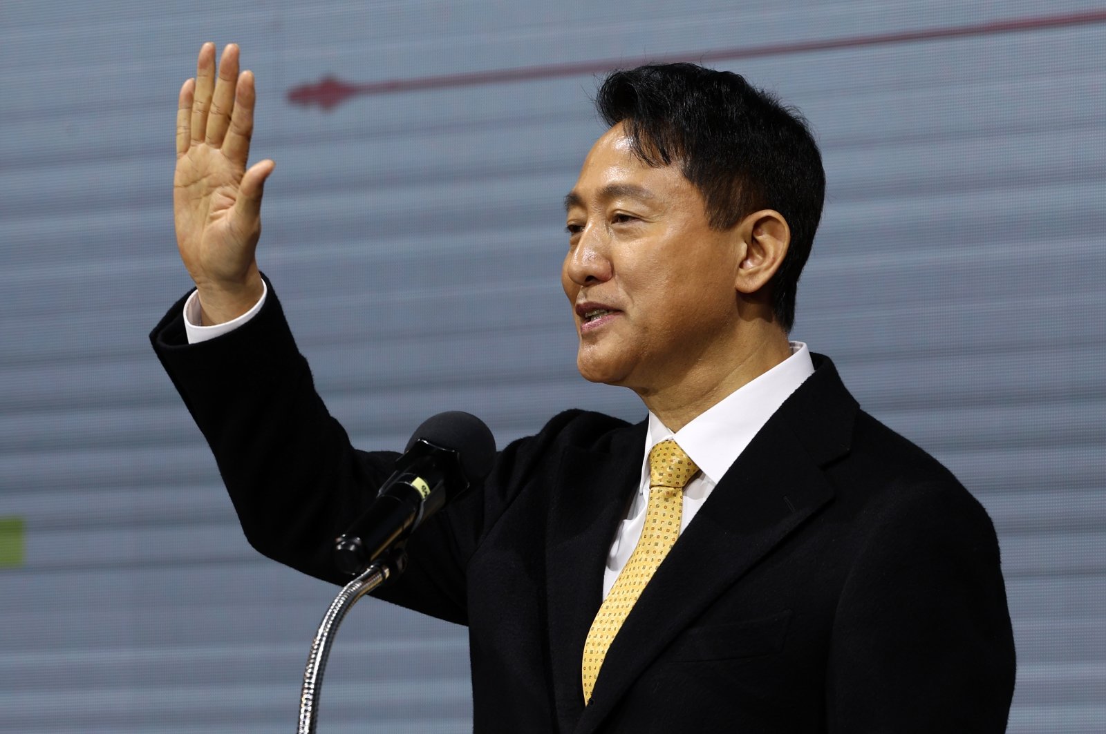 오세훈 서울시장이 29일 서울 마포구 케이터틀에서 열린서울 사회복지 신년인사회에서 신년사를 하고 있다. 2026.1.29/뉴스1