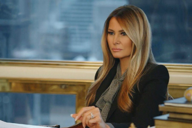 도널드 트럼프 미국 대통령의 부인 멜라니아 여사가 주인공이며 아마존이 제작한 다큐멘터리 ‘멜라니아’의 한 장면. 아마존 제공