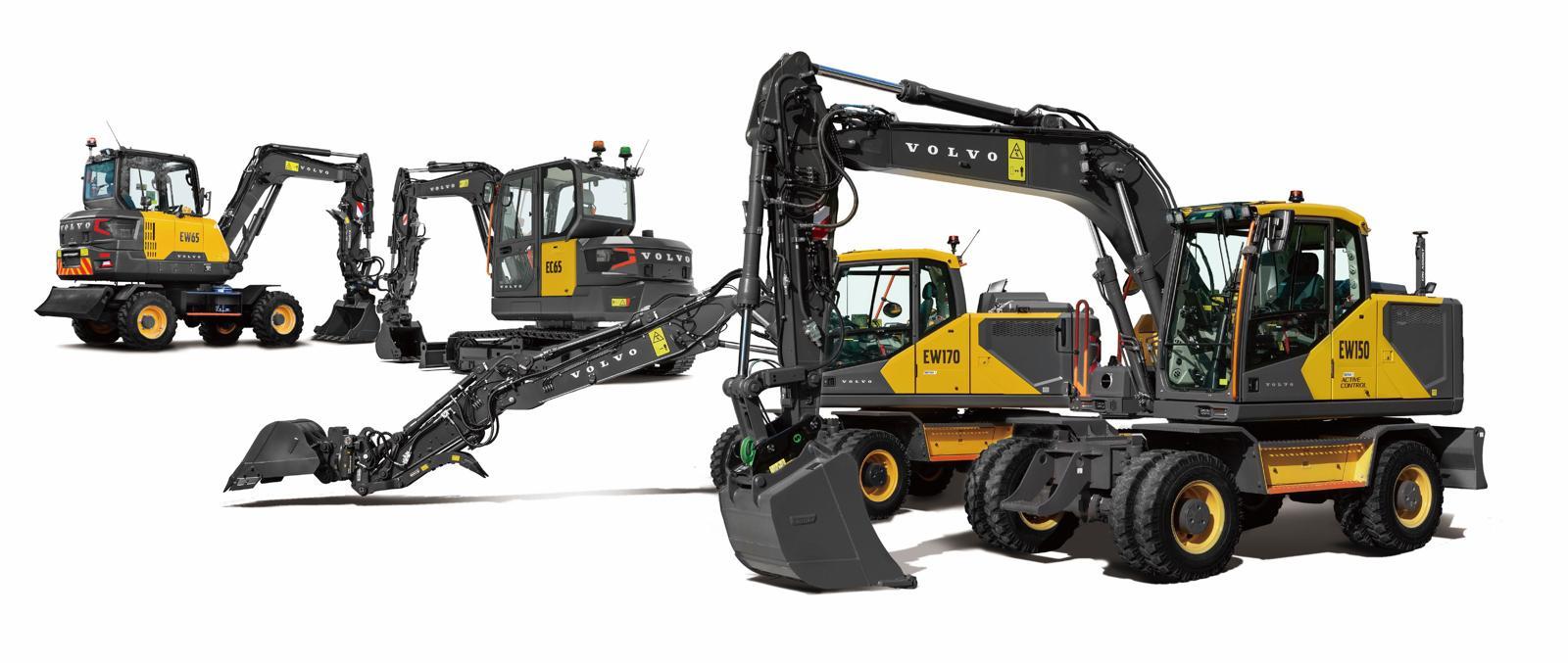 볼보, 소형-중형 굴착기 6종 한국서 최초 출시