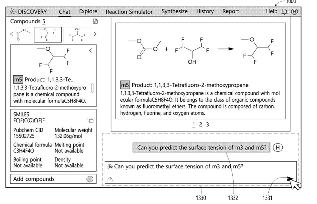 엑사원 디스커버리(EXAONE Discovery) 구동 예시.(LG AI연구원 제공)
