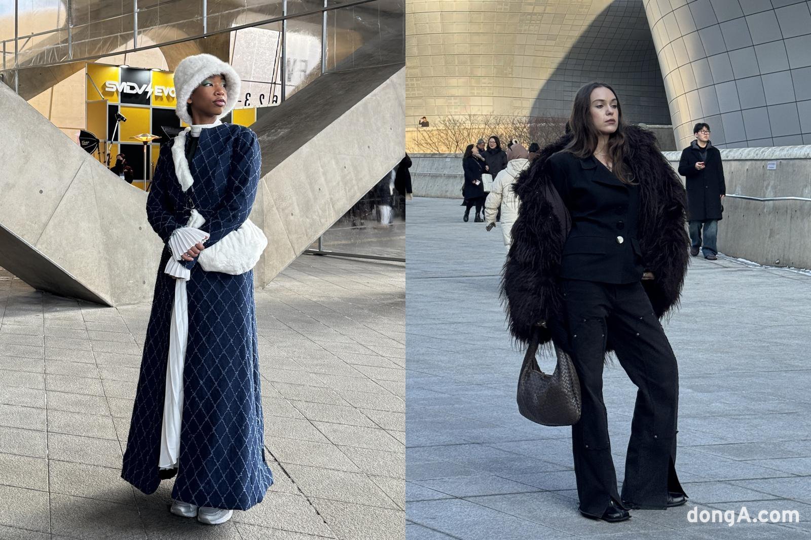 3일 서울 중구 동대문디자인플라자(DDP)를 찾은 시민들이 각자의 개성을 담은 과감한 스타일링을 선보이고 있다. 김혜린 동아닷컴 기자 sinnala8@donga.com