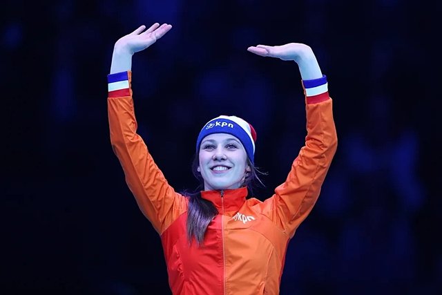 2026 밀라노-코르티나담페초 올림픽 스피드스케이팅과 쇼트트랙에 모두 출전하는 쉬자너 스휠팅. 국제빙상경기연맹(ISU) 제공