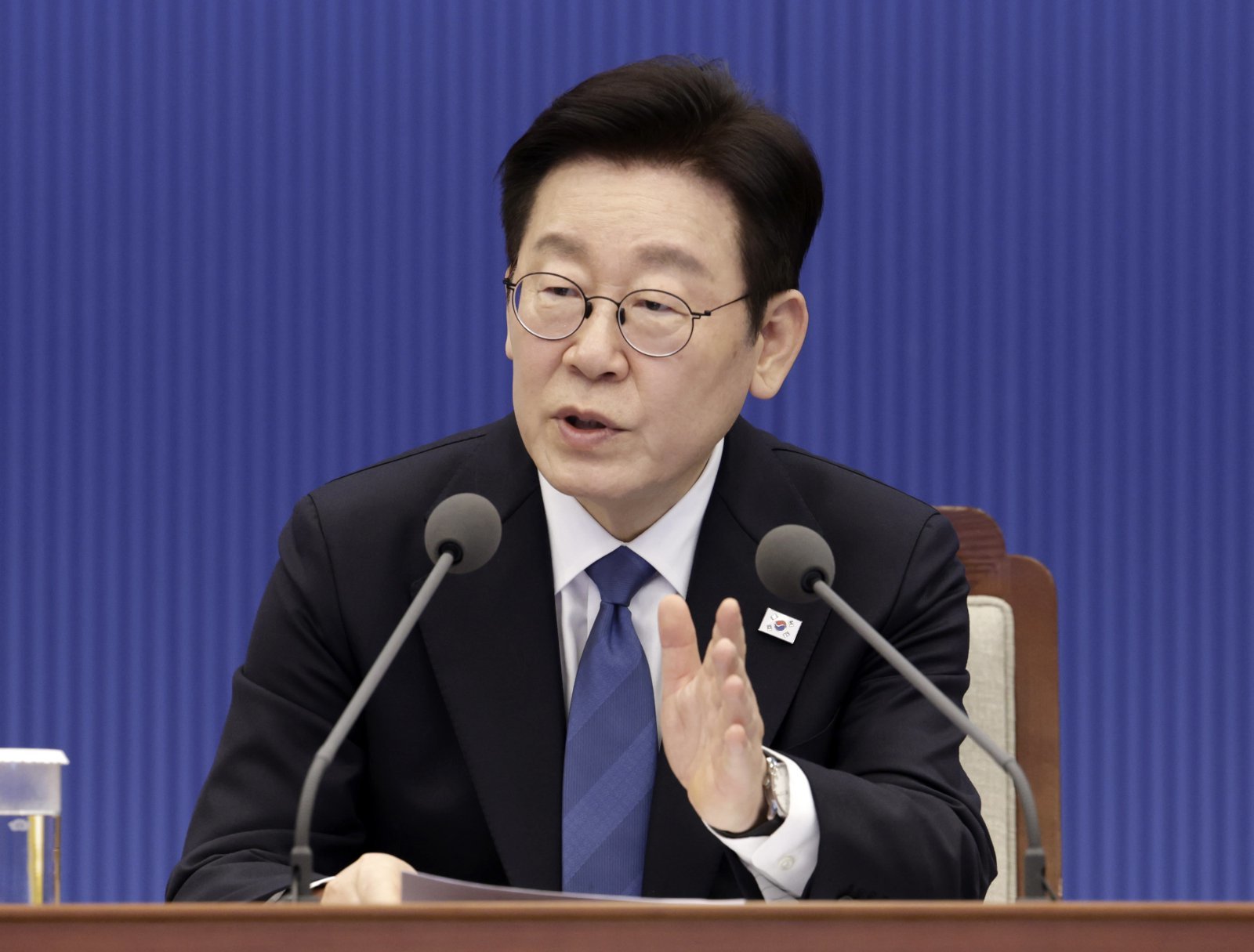 이재명 대통령이 5일 청와대에서 열린 수석보좌관회의에서 발언하고 있다. 2026.02.05. 서울=뉴시스