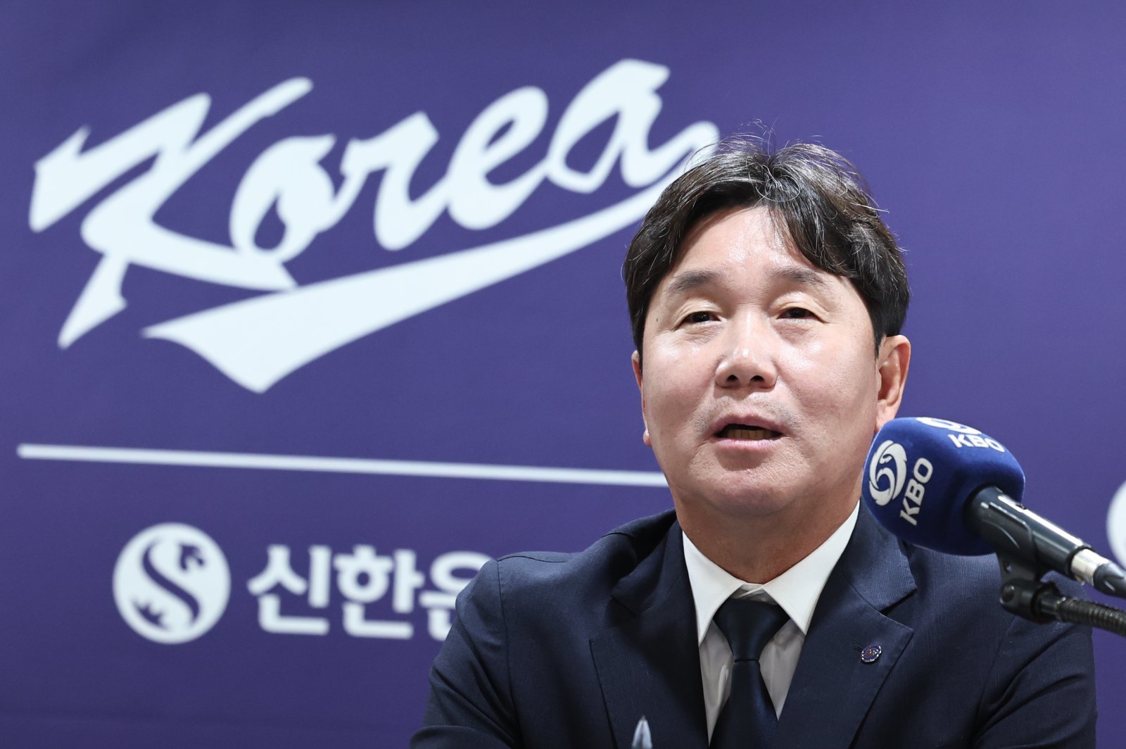 류지현 야구 국가대표팀 감독이 6일 오전 서울 중구 한국프레스센터에서 2026 월드베이스볼클래식(WBC) 국가대표팀 명단을 발표하고 있다. 2026.2.6 뉴스1