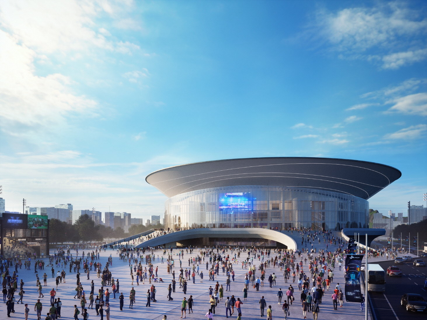 아레나 조감도. 동아일보 자료사진