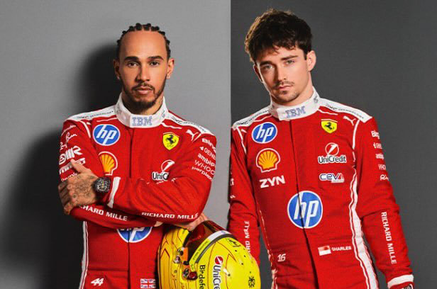 임종언은 추월 능력이 뛰어난 샤를 르클레르(오른쪽)를, 황대헌은 노련한 경기 운영이 돋보이는 루이스 해밀턴(왼쪽)을 좋아한다. 페라리 인스타그램 캡처