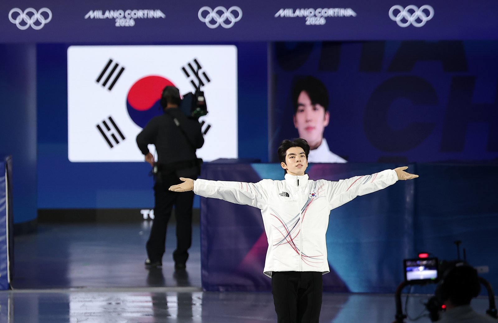팀 이벤트에서 예열을 마친 차준환이 .남자 싱글에서 본격적 메달 사냥을 시작한다. 2026.2.8 뉴스1