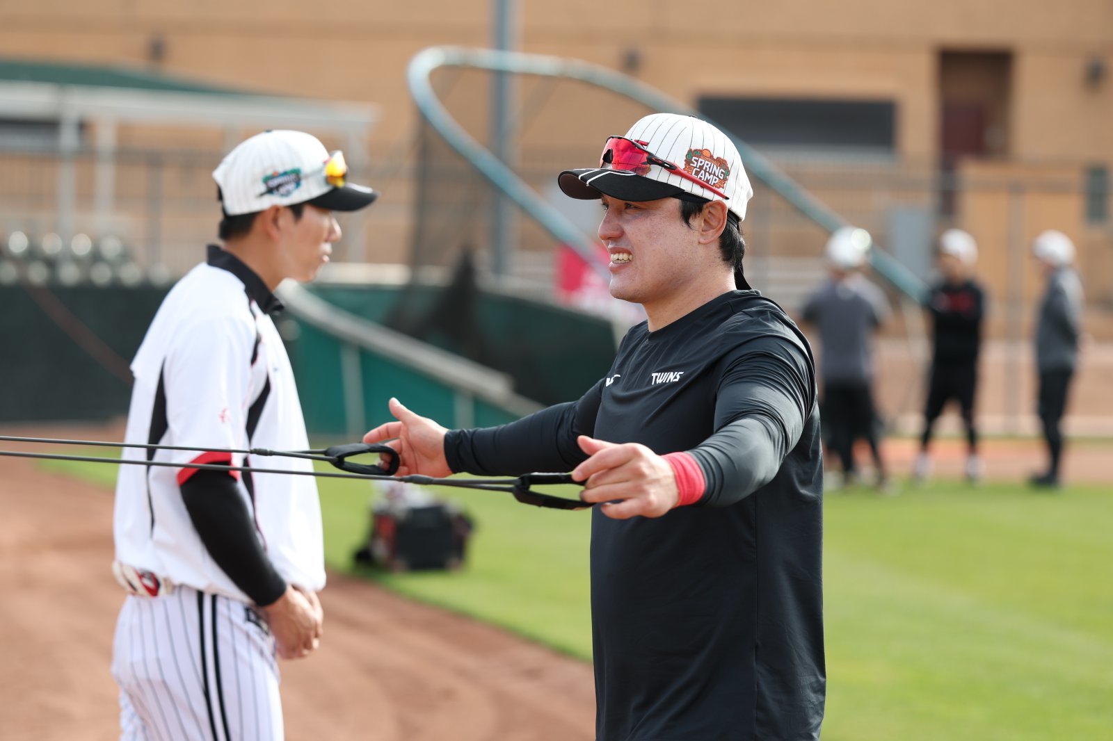 박동원은 미국 애리조나주 스코츠데일 LG 트윈스 스프링캠프에서 새 시즌을 준비하고 있다. LG 트윈스 제공