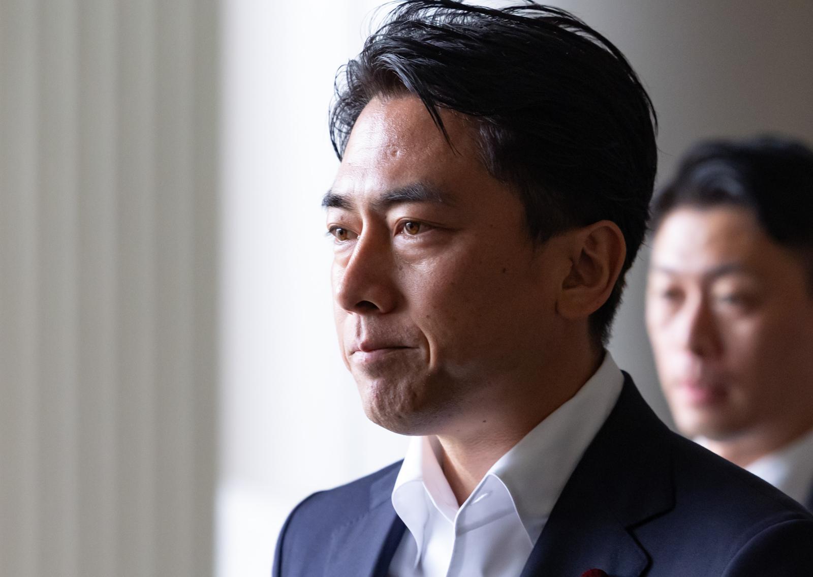 고이즈미 신지로(小泉進次郞) 일본 방위상. 뉴시스