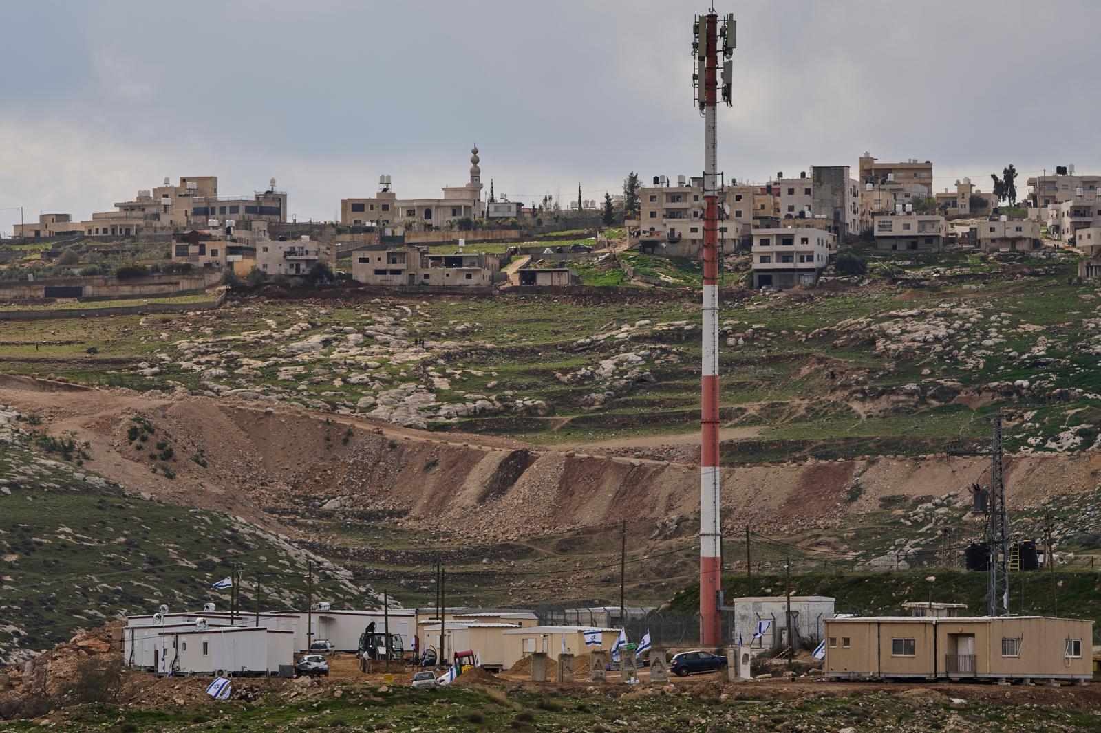 요르단강 서안 유대인 정착촌 야치브(Yatziv)의 모습. AP 뉴시스