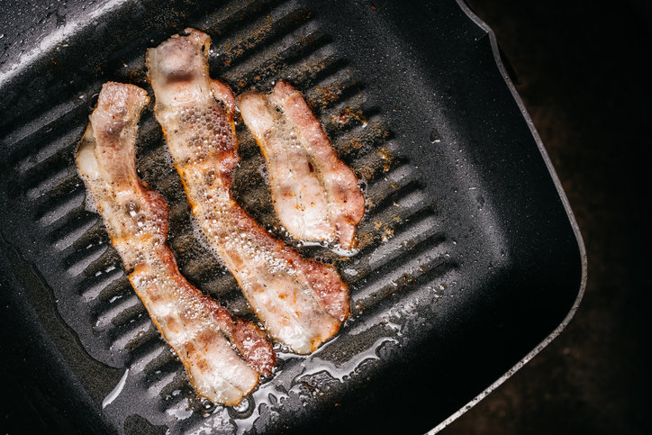 포화지방을 많이 함유한 베이컨. 사진=게티이미지코리아.