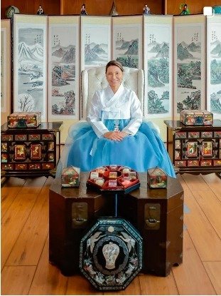 루이스 이나시우 룰라 다 시우바 브라질 대통령의 부인 호잔젤라 여사가 9일(현지 시간) 인스타그램에 올린 한복 사진. 사진 호잔젤라 여사 인스타그램