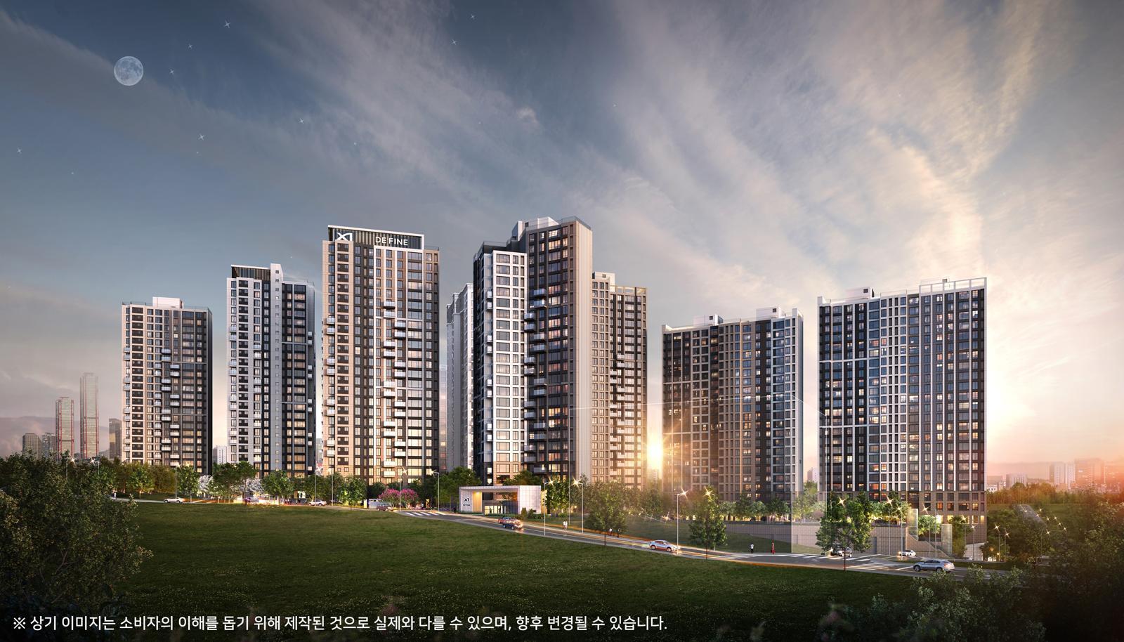 라클라체자이드파인 투시도. GS건설