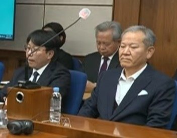 이상민 전 행정안전부 장관이 12일 서울중앙지방법원에서 열린 내란 중요임무 종사 등 혐의 1심 선고 공판에 출석해 선고를 받고 있다. 서울중앙지법 제공.