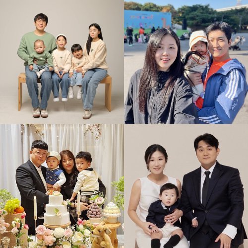 1년 전 육아동행지원금을 받은 후 최근 돌을 맞이한 한화그룹 테크·라이프 솔루션 부문 직원들.