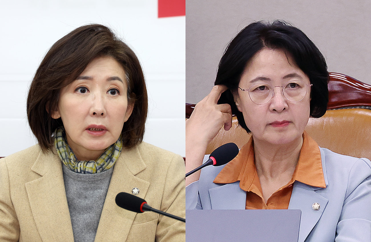 나경원 국민의힘 국회의원 / 추미애 더불어민주당 국회의원 [사진=뉴시스]