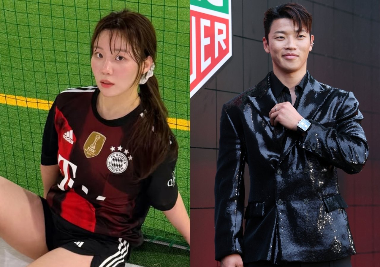 황희정(왼쪽)과 황희찬. 인스타그램, 뉴스1 DB