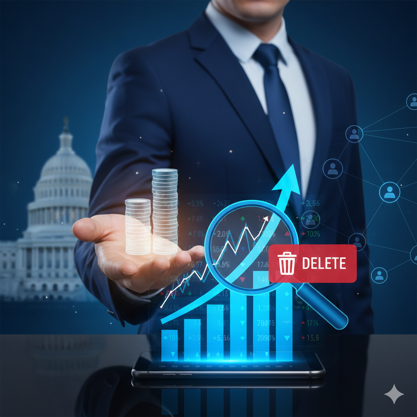 온라인 커뮤니티에서 확산된 고수익 투자 인증 논란이 이어지는 가운데, 투자 수익 그래프와 자산 증가를 상징적으로 표현한 이미지. 최근 개인 투자자 사이에서는 계좌 인증 화면의 진위 여부와 투자 성과 검증 필요성이 주요 이슈로 떠오르고 있다. 제미나이 AI 생성 이미지