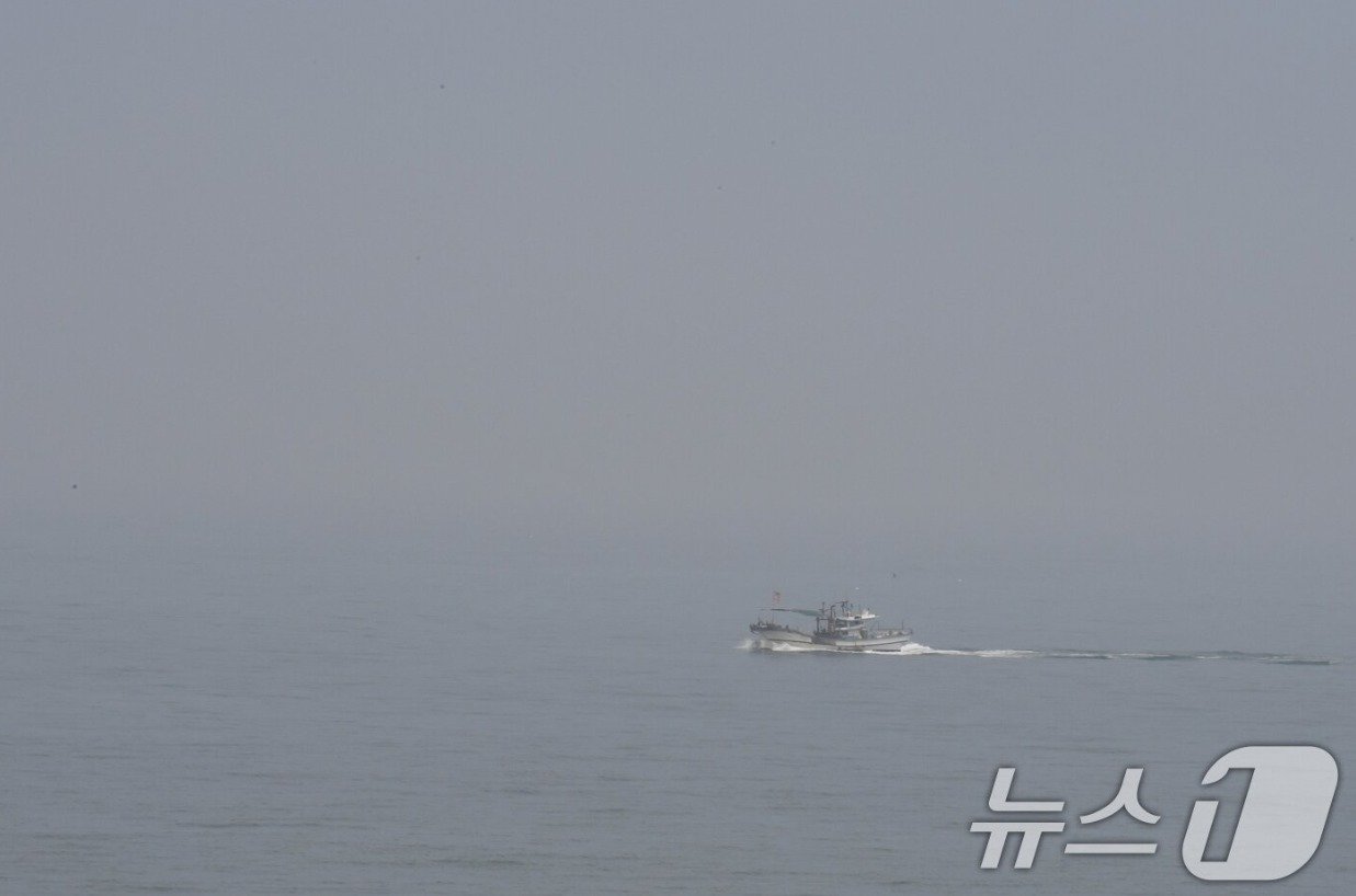 해무 가득한 바다(사진은 기사 내용과 무관함) / 뉴스1