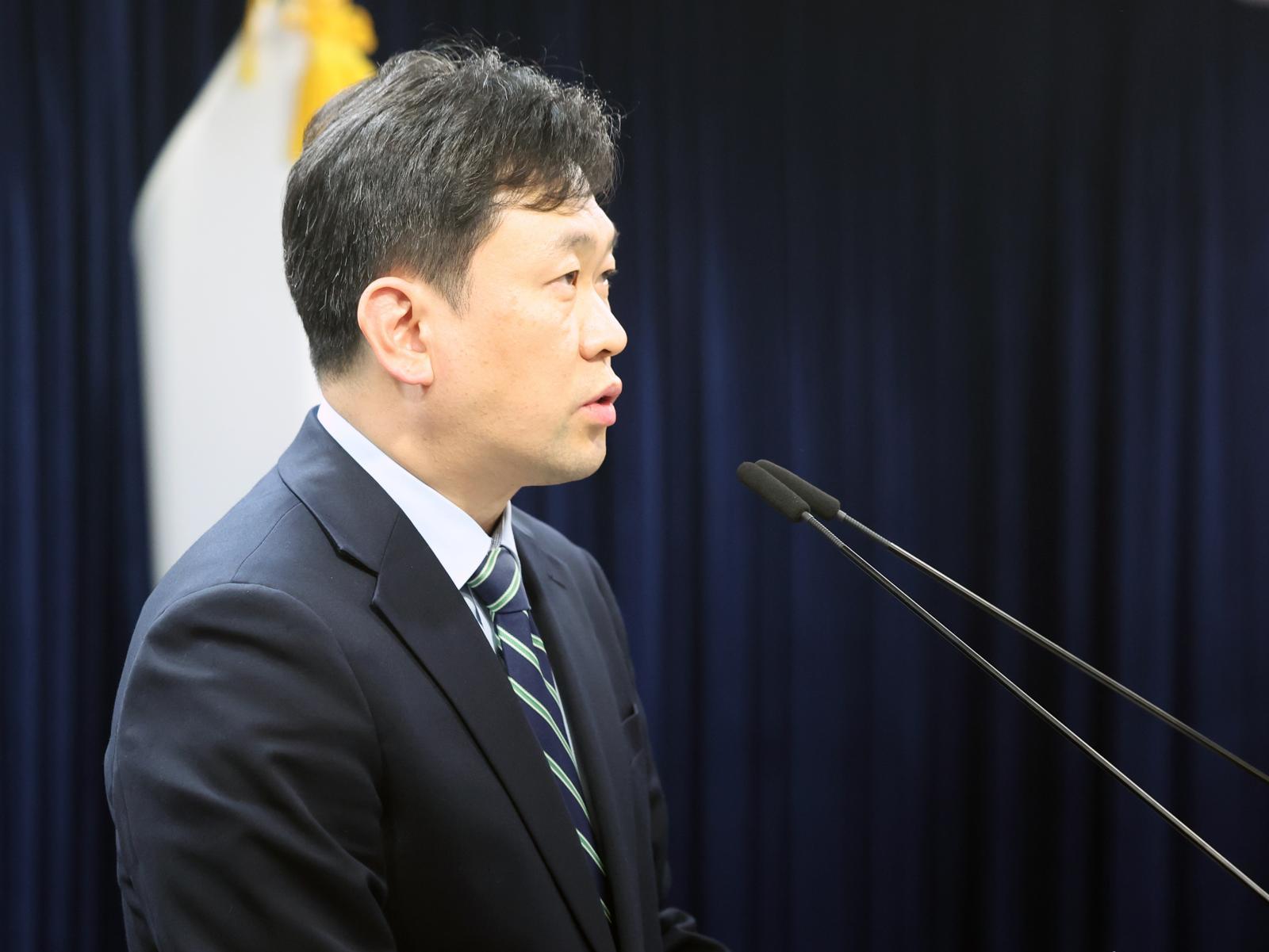 윤민호 통일부 대변인. ⓒ 뉴스1