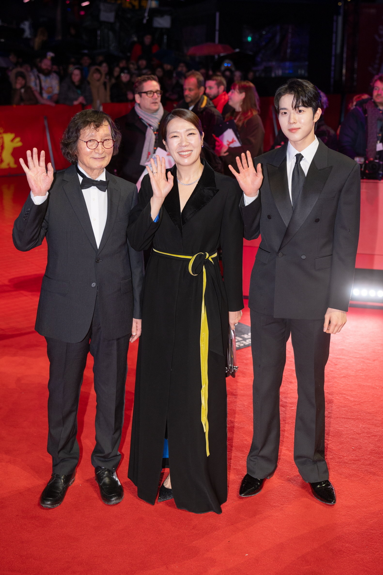 정지영 감독, 염혜란, 신우빈(왼쪽부터)