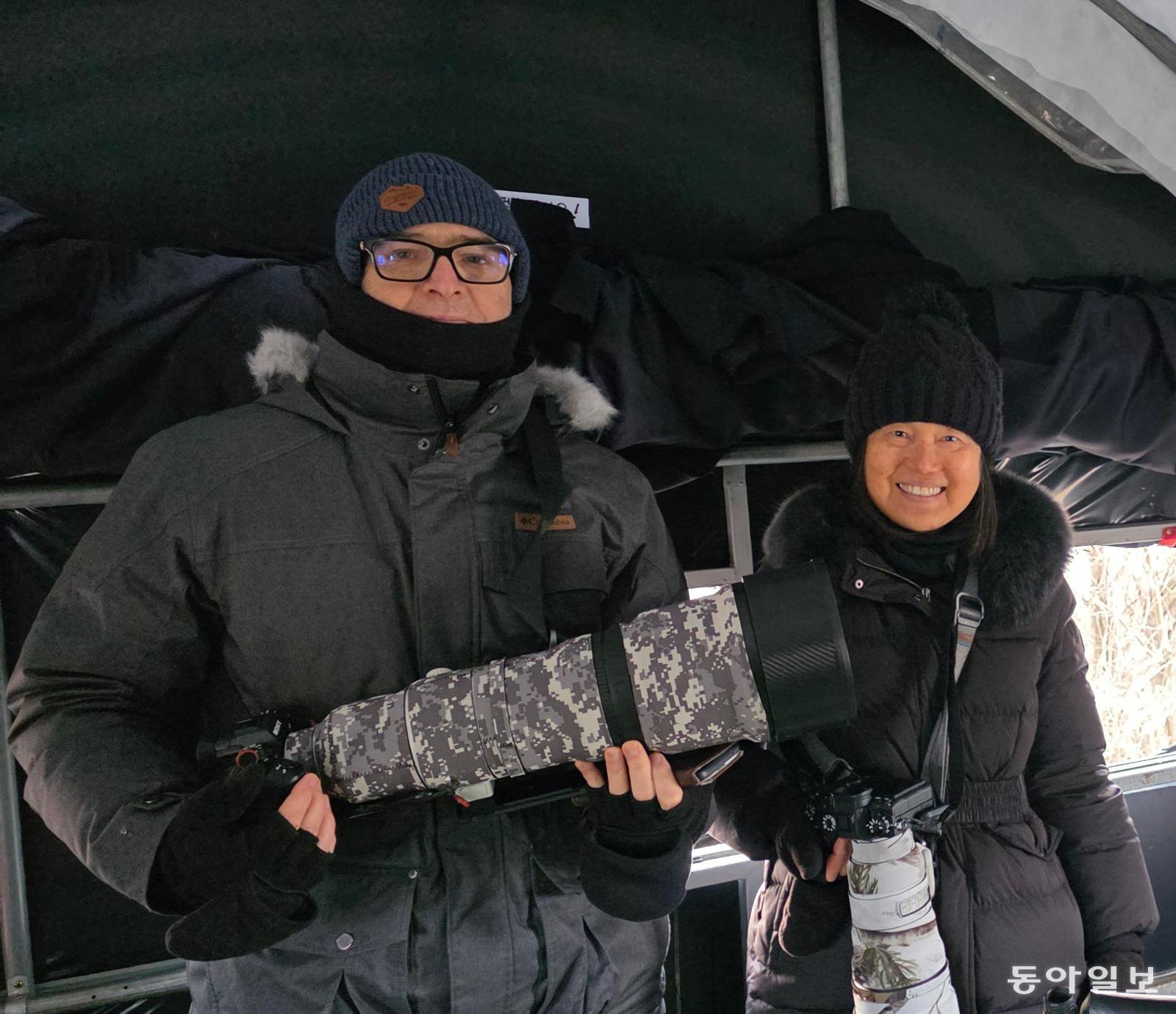 브라이언과 주미 해리스 부부.