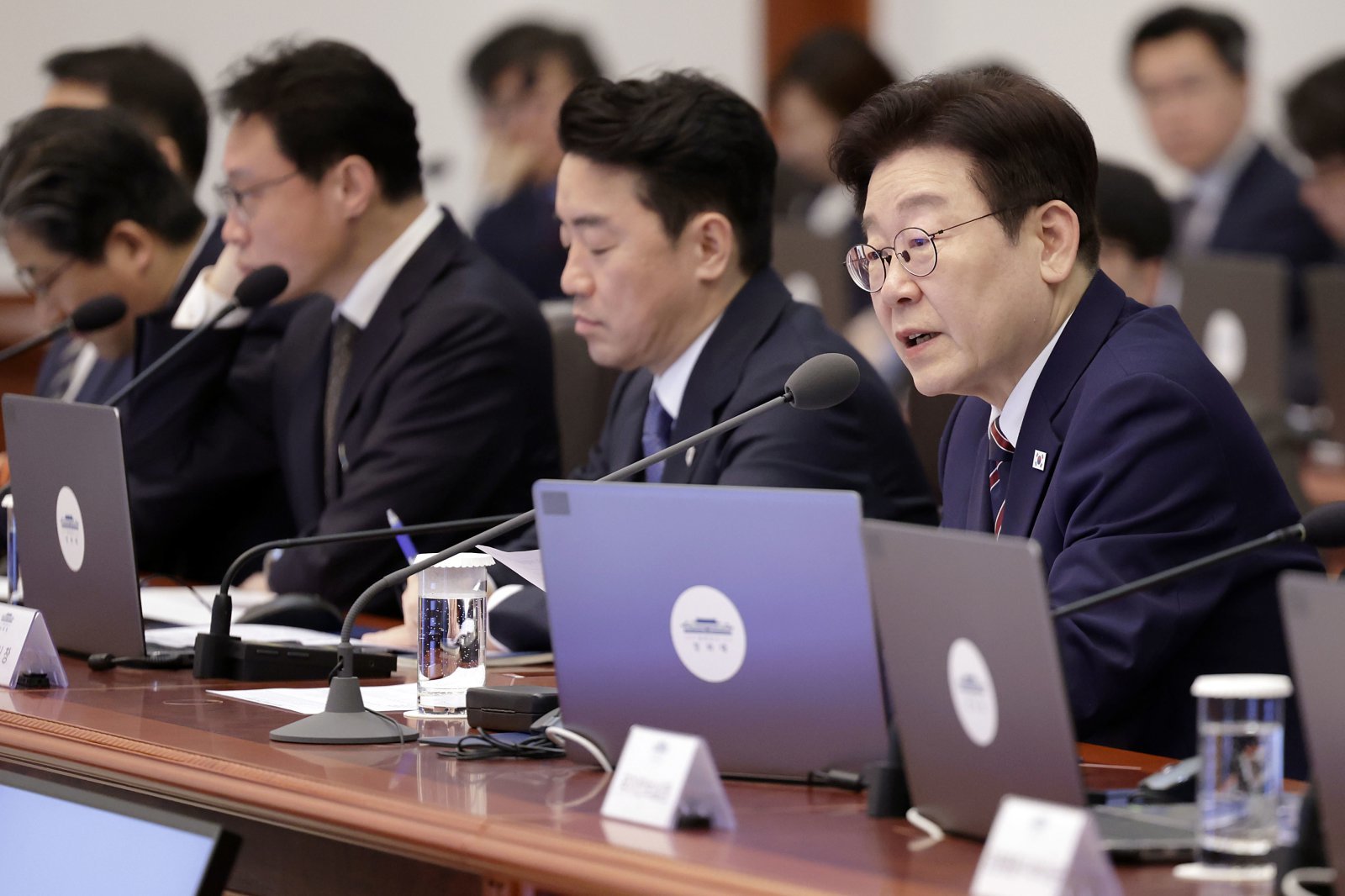 이재명 대통령이 12일 청와대에서 열린 수석보좌관회의에서 발언하고 있다. 2026.2.12 ⓒ 뉴스1