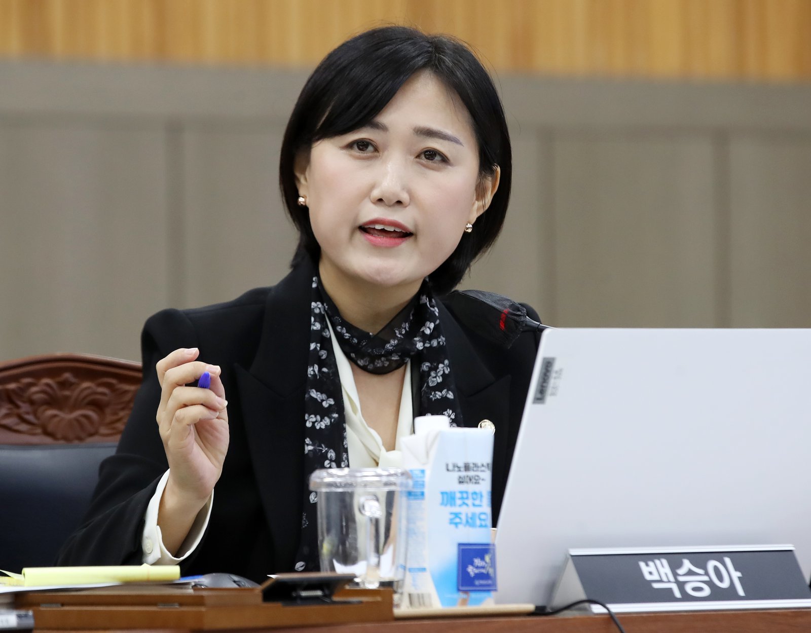 백승아 더불어민주당 원내대변인. 2025.10.23 ⓒ 뉴스1