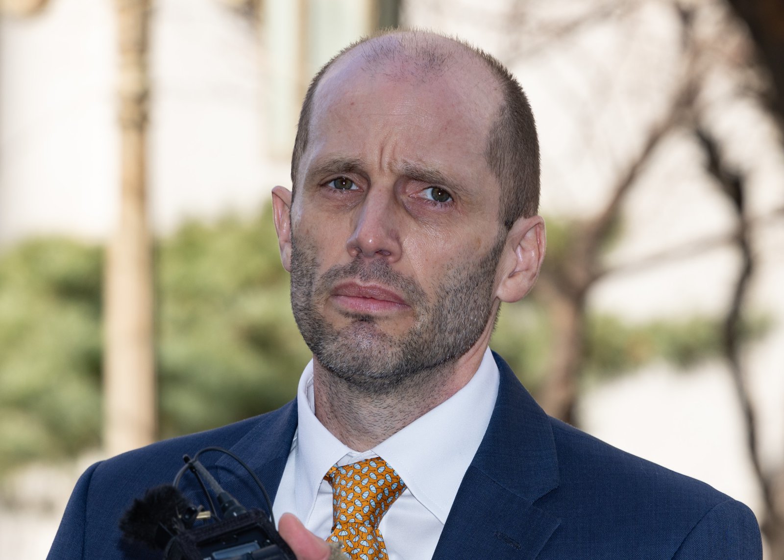 해롤드 로저스 쿠팡 한국법인 임시 대표가 6일 오후 서울 마포구 서울경찰청 반부패수사대에서 국회증언감정법의 위증 혐의를 받는 피고발인 신분으로 조사에 출석하고 있다. 2026.02.06. [서울=뉴시스]