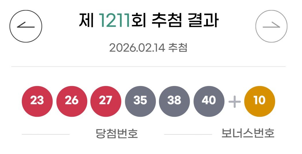 동행복권 홈페이지 갈무리