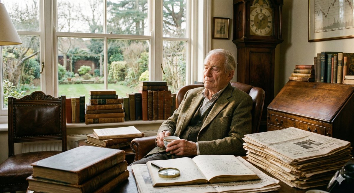 자신은 시장을 읽을 수 없다고 생각하는 사람만 장기투자자가 될 수 있다. 제미나이 생성 이미지