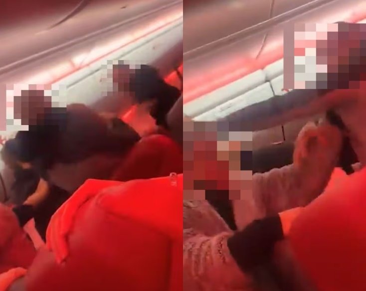 튀르키예에서 영국으로 향하는 여객기에서 승객들이 난투극을 벌였다. X