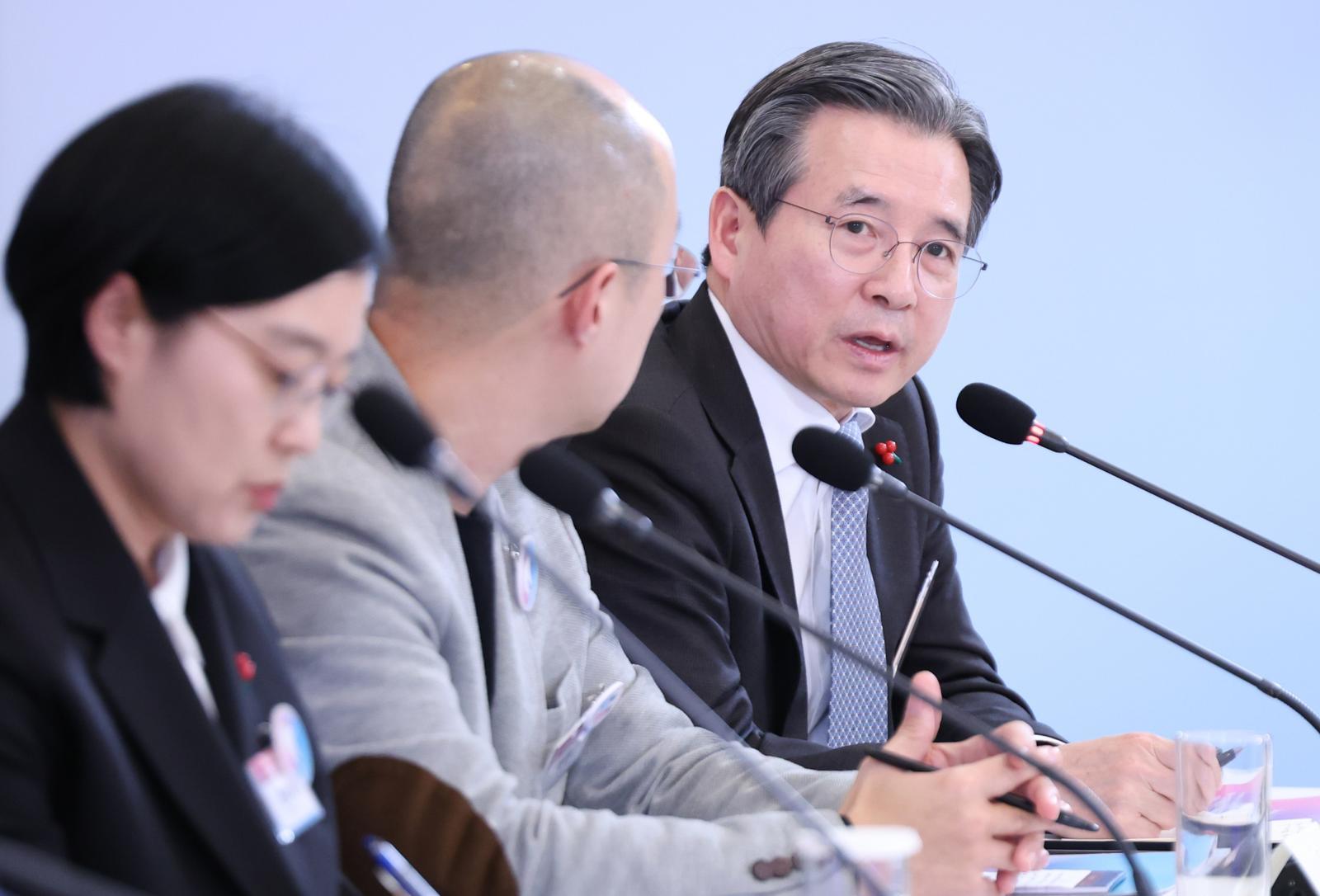 김용범 정책실장이 30일 청와대에서 열린 국가창업시대 전략회의 ‘K-스타트업이 미래를 만든다’에서 발언하고 있다. 2026.01.30. 청와대통신사진기자단