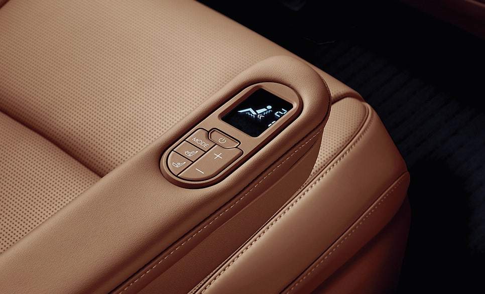 디 올 뉴 팰리세이드에 적용된 마사지 기능인 ‘다이내믹 보디케어’ 조절기. 현대트랜시스 제공