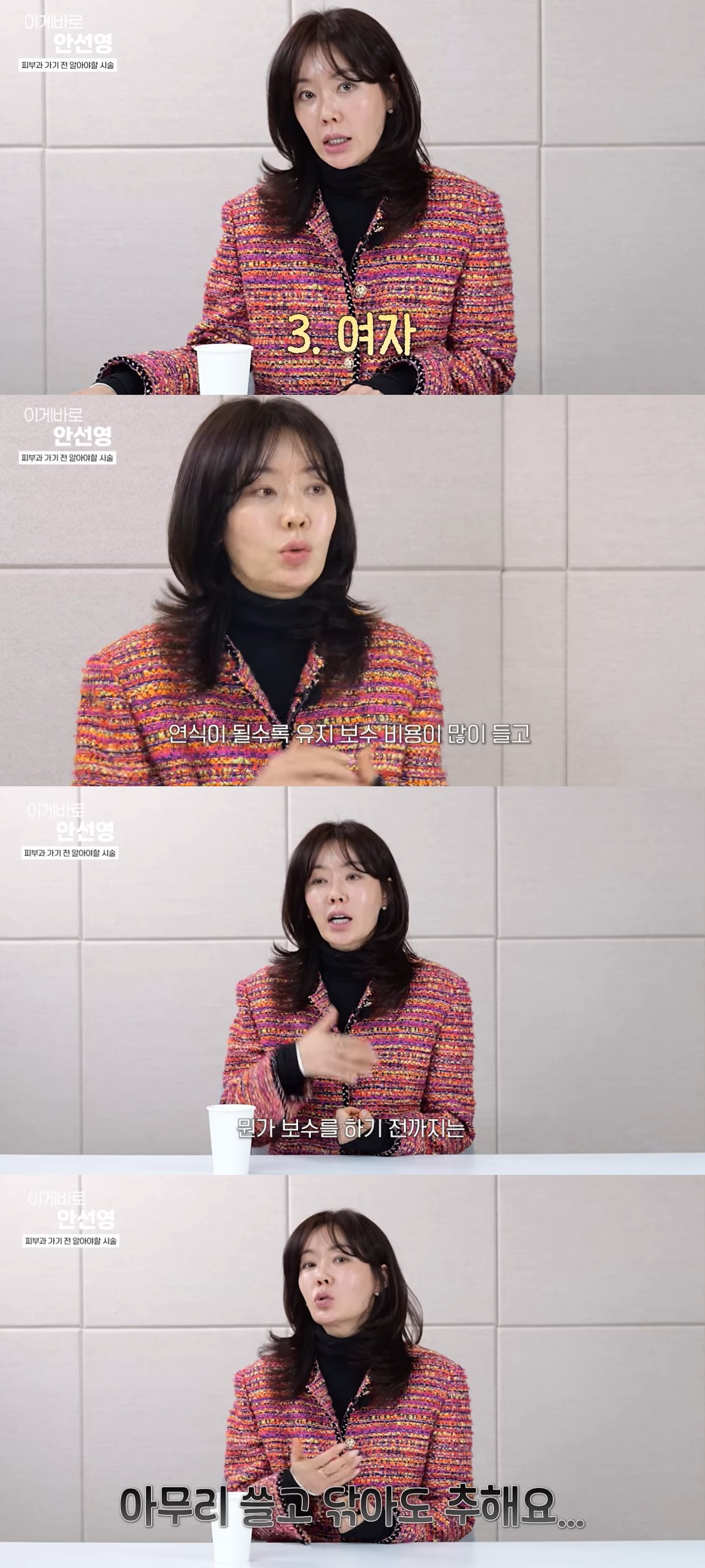 안선영 유튜브 채널